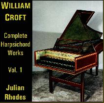 JMSCD6 - William Croft Harpsichord Works Vol. 1